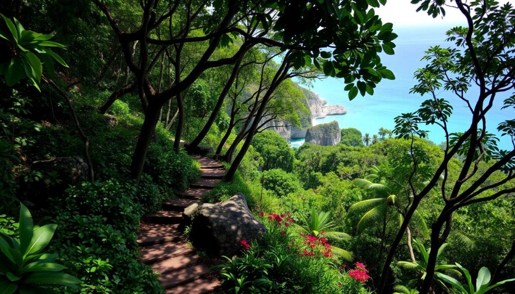 Seychelles hiking trails