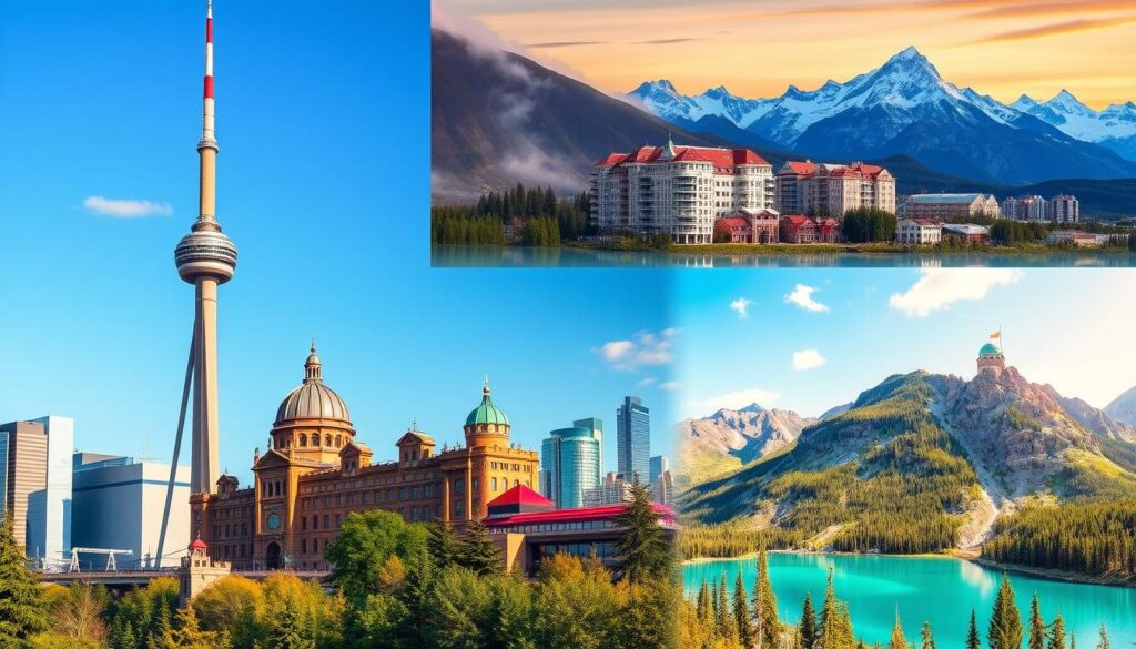 Top destinations in Canada